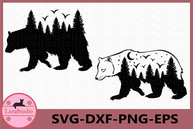 Forest Bear Svg SVG Lerastudio 