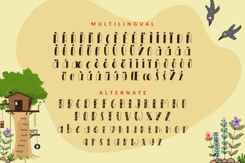 Forest Glamor Font Wildan Type 