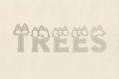 Forest Outdoors Font Font ampersand 