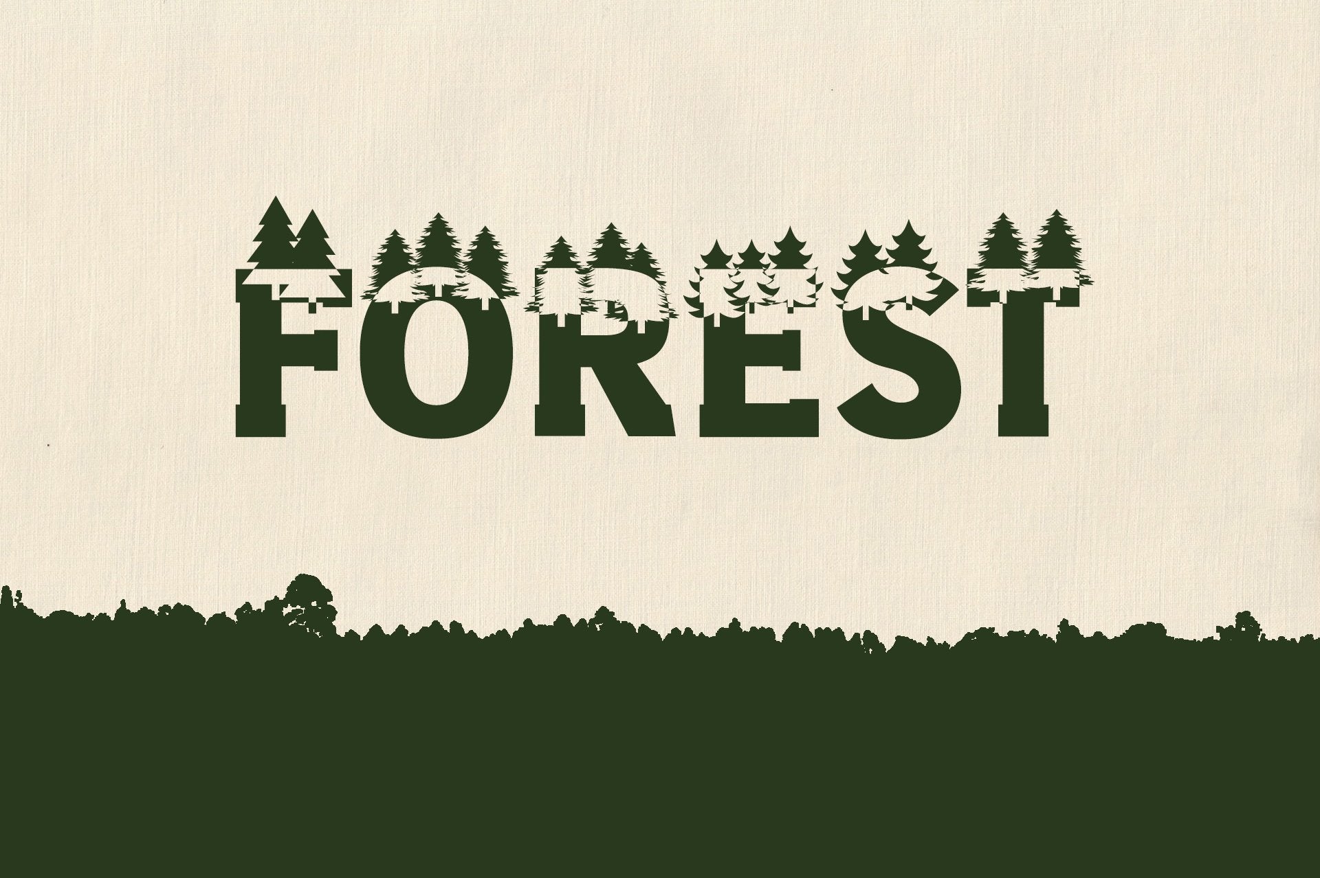Forest Outdoors Font - So Fontsy