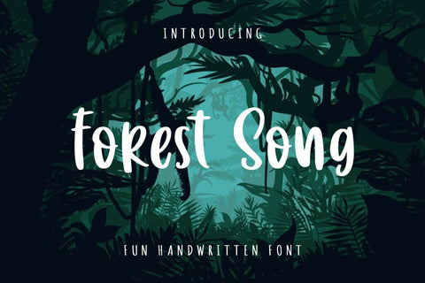 Forest Song Font dapiyupi store 
