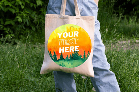 Forest Sunset Sky inspired Sublimation Circles Background bundle Sublimation Regulrcrative 