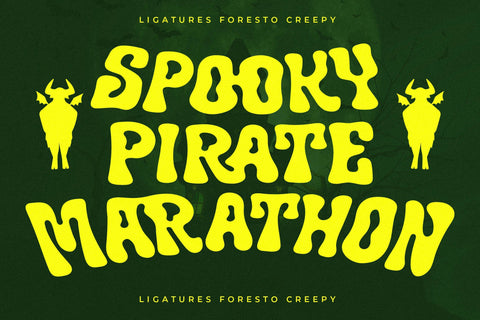 Foresto Creepy Typeface Font Storytype Studio 