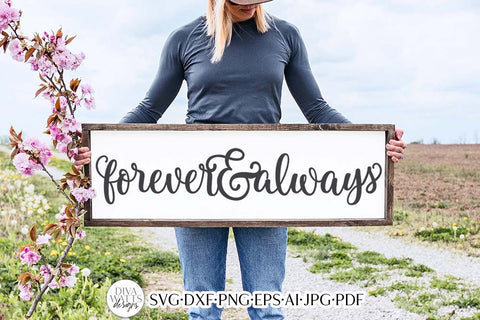 Forever And Always SVG | Romance Design SVG Diva Watts Designs 