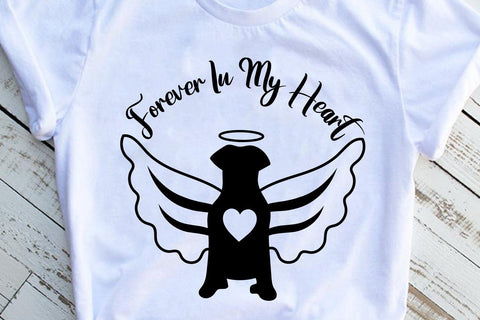 Forever In My Heart Dog Memorial Design SVG zoellartz 