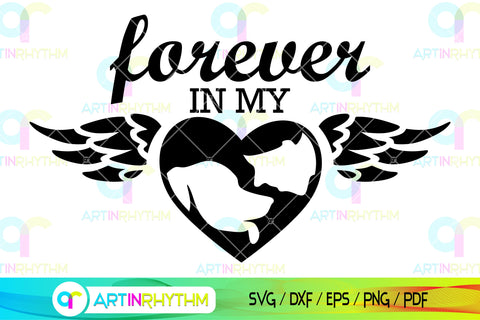 Forever in my heart dogs svg SVG Artinrhythm shop 