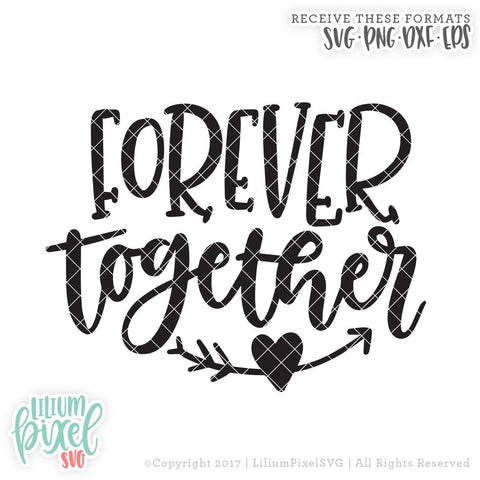 Forever Together SVG Lilium Pixel SVG 
