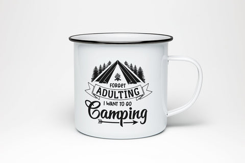Forget Adulting I Want To Go Camping, Camping and Adventure SVG SVG futivesvg 