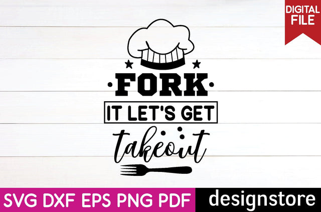 fork it let's get takeout svg SVG designstore 