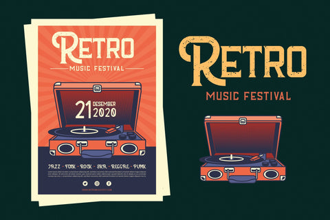 Fortunate - Original Hand Drawn Retro Font Font StringLabs 