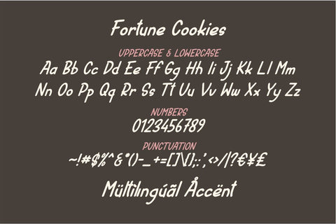 Fortune Cookies Font Masyafi Studio 