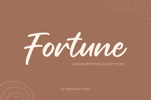 Fortune Font Aestherica Studio 