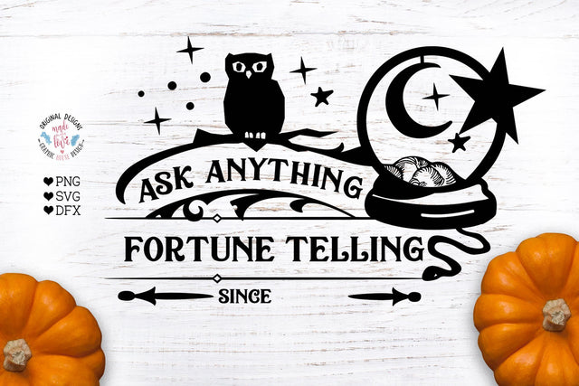 Fortune Teller - Fortune Telling - Halloween Cut File SVG Graphic House Design 