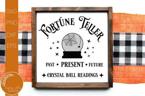 Fortune Teller SVG-Halloween SVG SVG Linden Valley Designs 