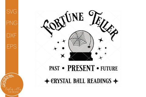 Fortune Teller SVG-Halloween SVG SVG Linden Valley Designs 