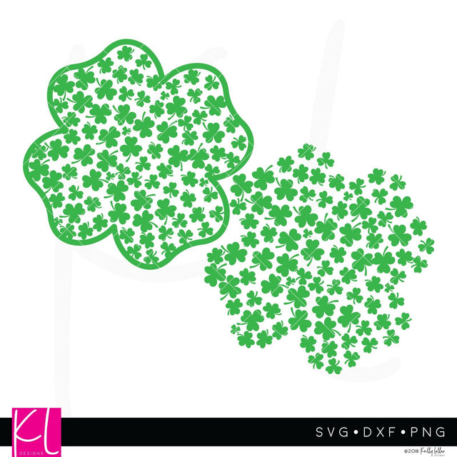 Four Leaf Clover SVG Kelly Lollar Designs 