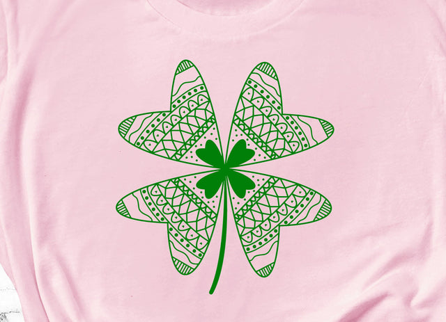 Four Leaf Clover Zentangle SVG | So Fontsy SVG So Fontsy Design Shop 