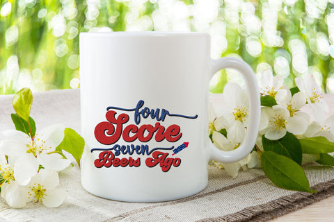 Four score seven beers ago Sublimation Sublimation Rupkotha 