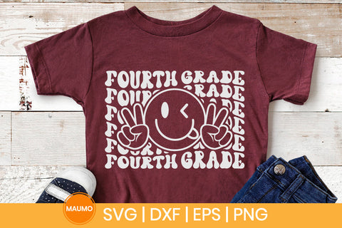 Fourth grade, school svg quote SVG Maumo Designs 