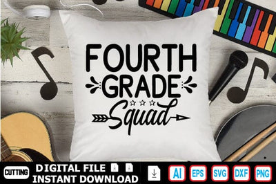 Fourth Grade Squad SVG Craftlabsvg24 