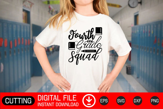 Fourth Grade Squad SVG CraftlabSvg29 