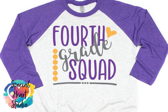 Fourth Grade Squad SVG Special Heart Studio 