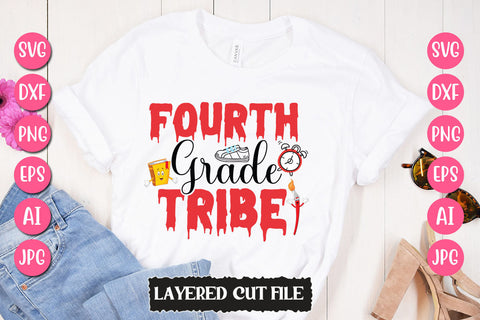 Fourth Grade Tribe SVG Cut File SVG Newmockups 