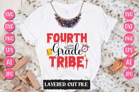 Fourth Grade Tribe SVG Cut File SVG Newmockups 