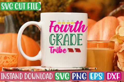Fourth Grade Tribe SVG Cut File SVGs, Quotes and Sayings, Food & Drink, Holiday,On Sale, SVG Studio Innate 