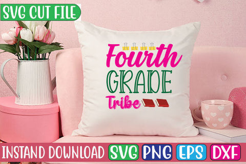 Fourth Grade Tribe SVG Cut File SVGs, Quotes and Sayings, Food & Drink, Holiday,On Sale, SVG Studio Innate 