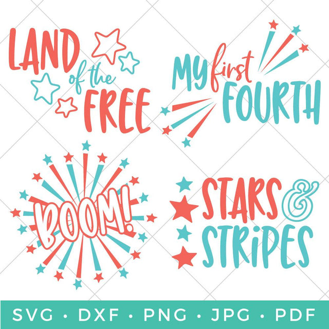 Fourth of July Bundle SVG Hey Let's Make Stuff 