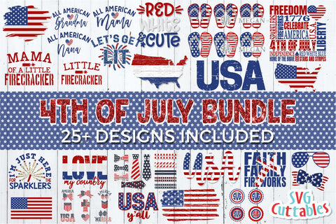 Fourth of July Bundle SVG Svg Cuttables 
