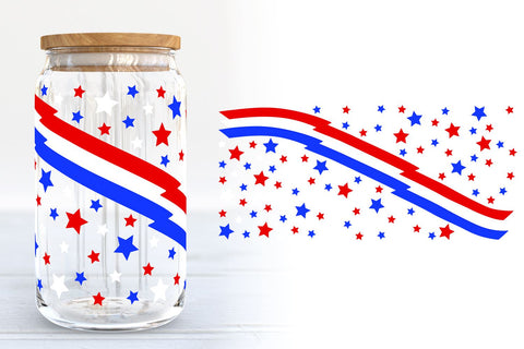 Fourth of July Libbey Can Glass SVG Bundle SVG B Renee Design 