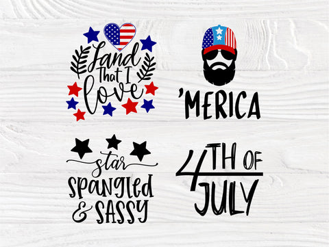 Fourth of July SVG Bundle, Patriotic Svg, USA Svg SVG TonisArtStudio 