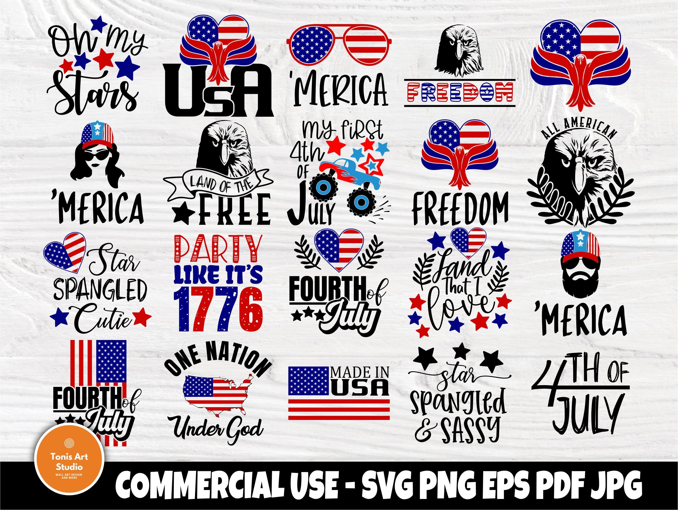 50 Editable 4th of July USA America Vector T-shirt Designs Svg Bundle –  Vectortshirtdesigns