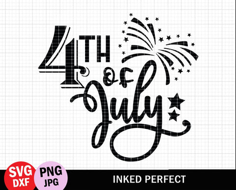 Fourth of July SVG Inked Perfect 