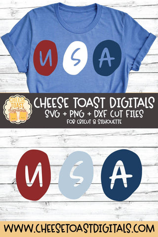 Fourth of July SVG | USA SVG Cheese Toast Digitals 