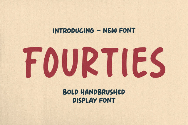Fourties Font Aestherica Studio 
