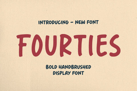 Fourties Font Aestherica Studio 