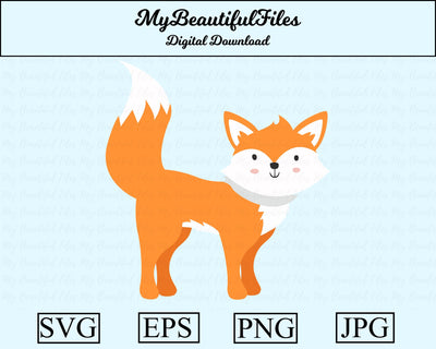 fox - Animal SVG MyBeautifulFiles 