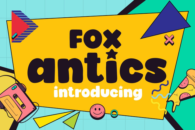Fox Antics Font Font Fox7 By Rattana 