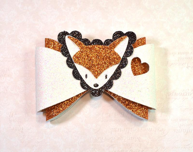 Fox bow template SVG ArtiCuties 