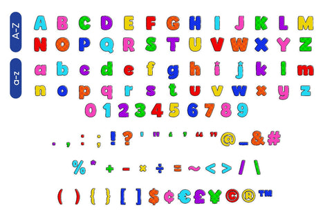 Fox Bright Color Font Font Fox7 By Rattana 