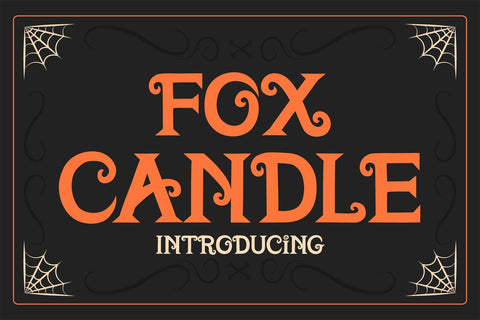 Fox Candle Font Font Fox7 By Rattana 