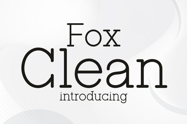 Fox Clean Font Font Fox7 By Rattana 