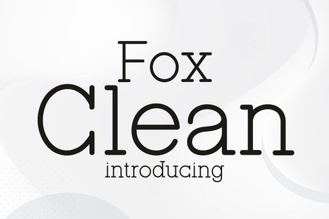 Fox Clean Font Font Fox7 By Rattana 