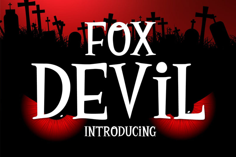 Fox Devil Font Font Fox7 By Rattana 