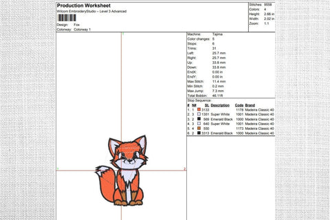 Fox Embroidery Designs Embroidery/Applique DESIGNS SvgOcean 