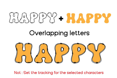 Fox Happy & Fox Happy Line Duo Font Font Fox7 By Rattana 