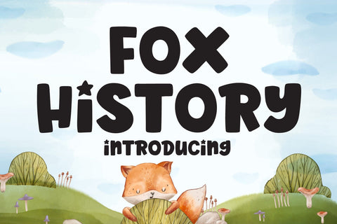 Fox History Display Font Font Fox7 By Rattana 